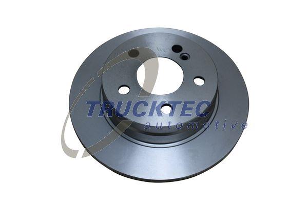 Trucktec 02.35.476 Rear brake disc, non-ventilated 0235476