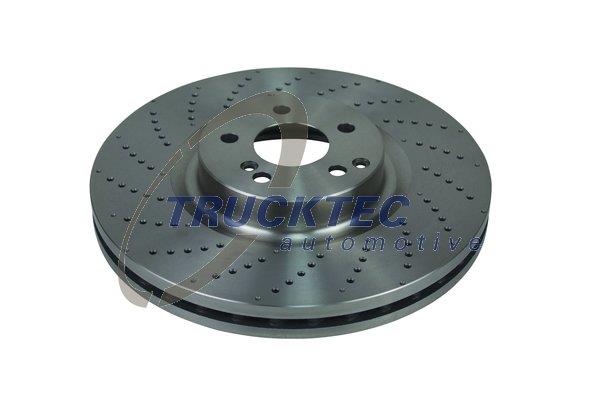 Trucktec 02.35.483 Front brake disc ventilated 0235483