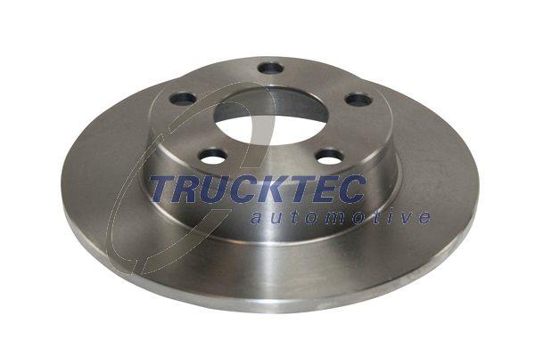 Trucktec 07.35.207 Rear brake disc, non-ventilated 0735207