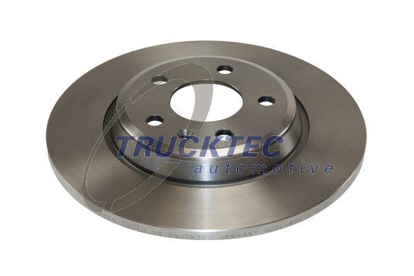 Trucktec 07.35.252 Rear brake disc, non-ventilated 0735252