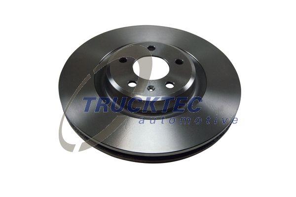 Trucktec 07.35.256 Front brake disc ventilated 0735256