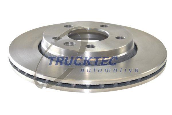 Trucktec 07.35.268 Front brake disc ventilated 0735268