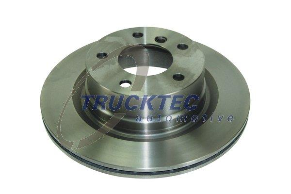 Trucktec 08.34.141 Rear ventilated brake disc 0834141