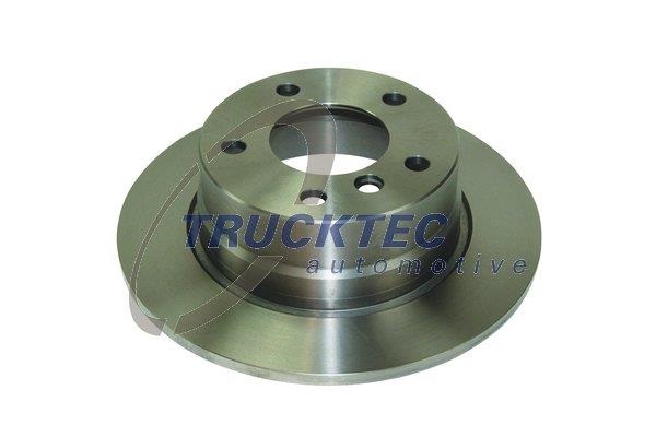 Trucktec 08.34.189 Rear brake disc, non-ventilated 0834189