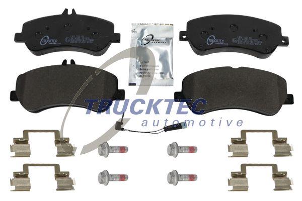 0235498 Trucktec Brake pad set