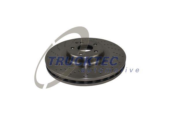 Trucktec 02.35.521 Front brake disc ventilated 0235521