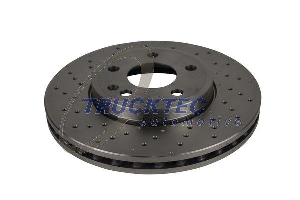 Trucktec 02.35.523 Front brake disc ventilated 0235523