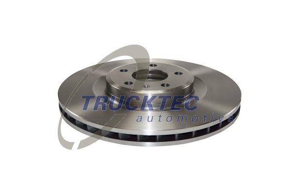 Trucktec 07.35.255 Front brake disc ventilated 0735255
