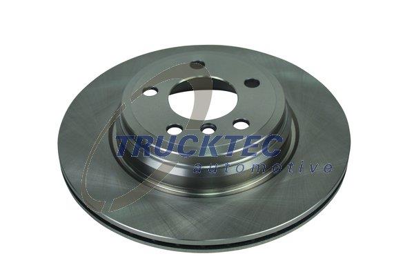 Trucktec 08.35.206 Rear ventilated brake disc 0835206