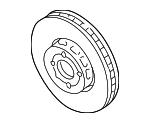 VAG Vented brake disc, 1 pc – price [object Object] PLN