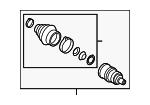 VAG 1K0 598 099 CV joint 1K0598099