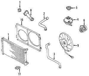 Coolant thermostat VAG 06F 121 111 F