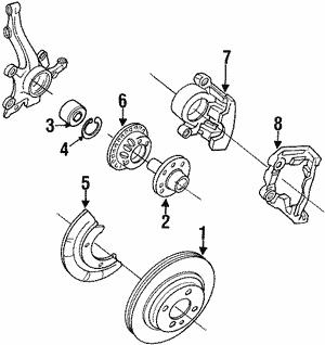 Brake disc VAG 1H0 615 301 A