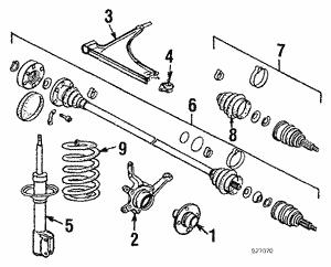 VAG 191 407 274 FX Drive shaft 191407274FX