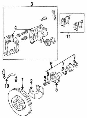 Brake pad set VAG 1HM 698 151 A