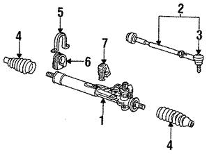 VAG 1H1 422 061 DX Steering Gear 1H1422061DX