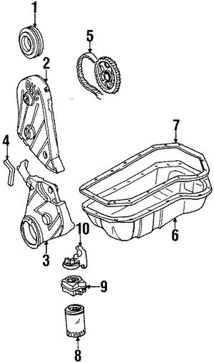 Oil cooler VAG 068 117 021 B