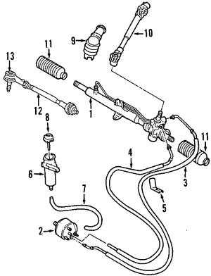 VAG 811 422 065 FX Steering Gear 811422065FX