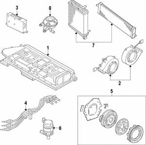 Engine cooling radiator Audi A3: 1K0121253BL VAG Engine cooling radiator