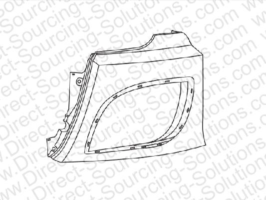 DSS 590107 Sill cover 590107