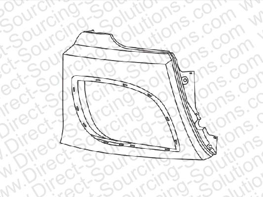 DSS 590108 Sill cover 590108