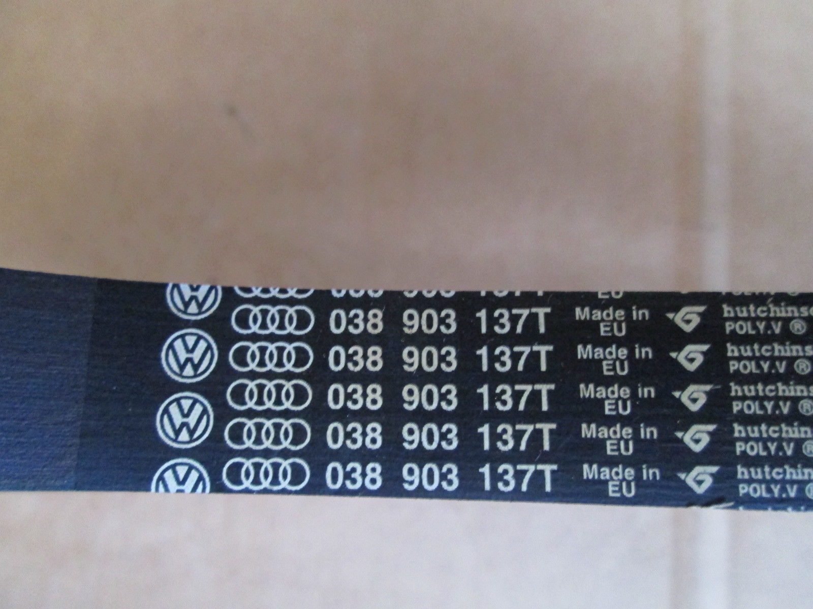 Poly-V belt VAG 038 903 137 T