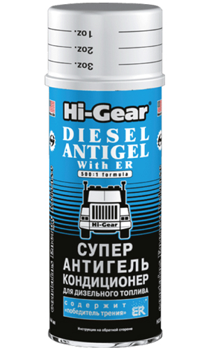 Hi-Gear HG3423 Hi-Gear ER Super Anti-Gel for Diesel Fuel 1:500, 444 ml HG3423
