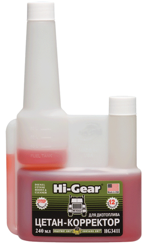 Hi-Gear HG3411 Hi-Gear SMT2 Cetane Improver for Diesel, 240 ml HG3411