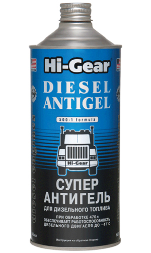 Hi-Gear HG3427 Hi-Gear Super Anti-Gel for Diesel Fuel 1:500, 946 ml HG3427