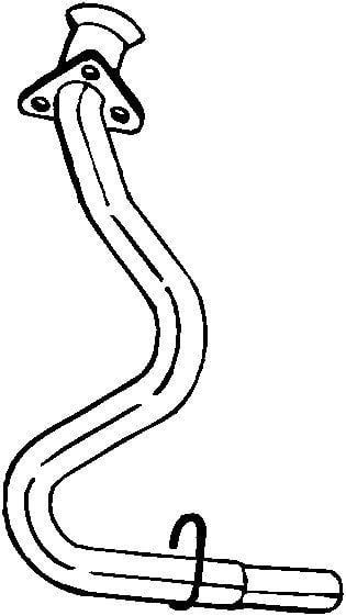 781967 Bosal Exhaust pipe