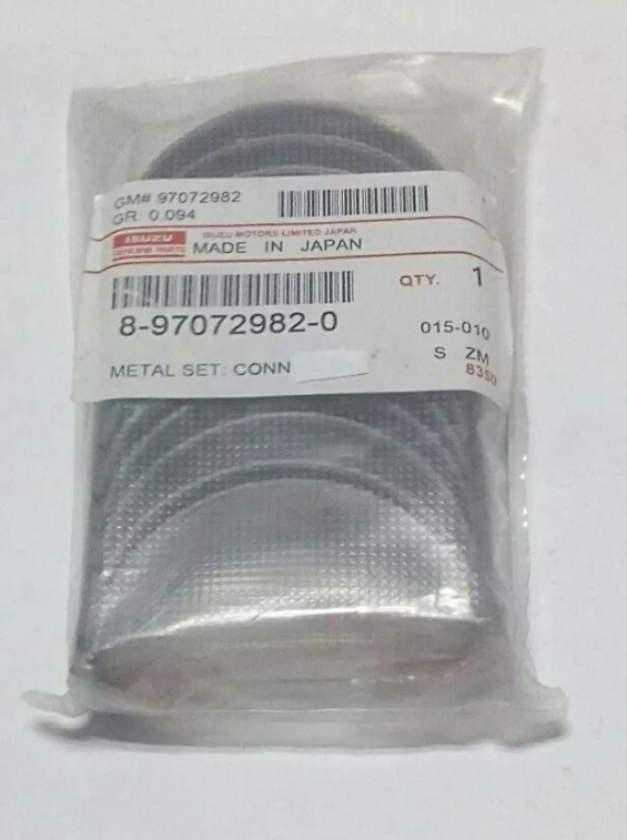 Isuzu 8-97072-982-0 Connecting rod bearings, set 8970729820