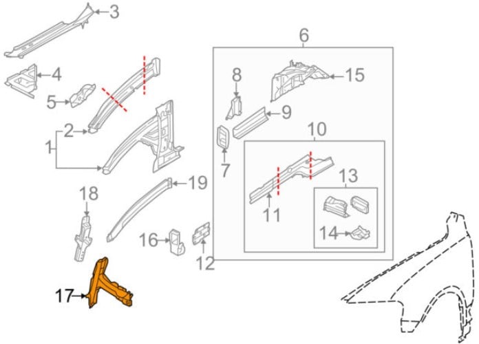 4L0805457 VAG Cover
