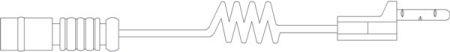 Brake pad wear sensor Quick brake WS 0168 A
