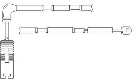 Brake pad wear sensor Quick brake WS 0246 A