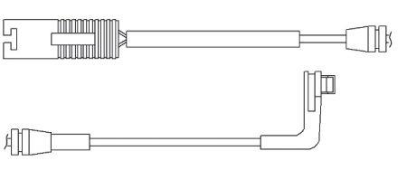 Brake pad wear sensor Quick brake WS 0249 A