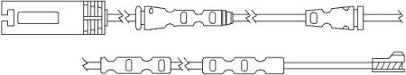Brake pad wear sensor Quick brake WS 0293 A