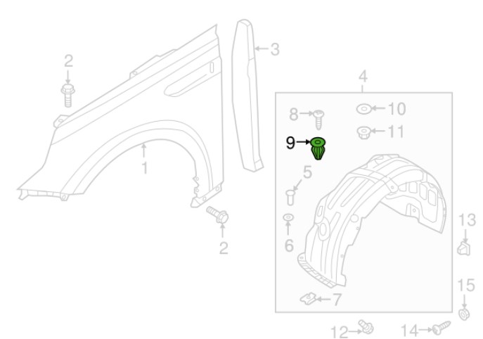 868992T500 Hyundai/Kia Clip