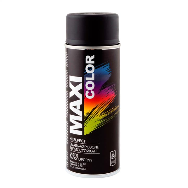 Maxi Color MX0008 Spray paint heat-resistant, black, 400 ml MX0008