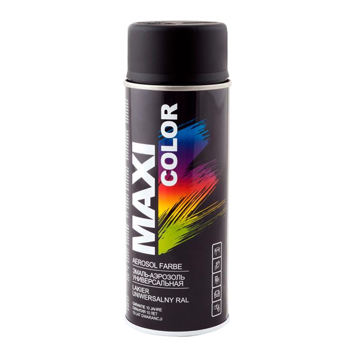 Maxi Color MX9005M Universal spray paint decorative black matte, 400 ml MX9005M