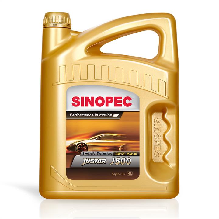 Sinopec 151540040 Engine oil Sinopec Justar J500 15W-40, 4L 151540040