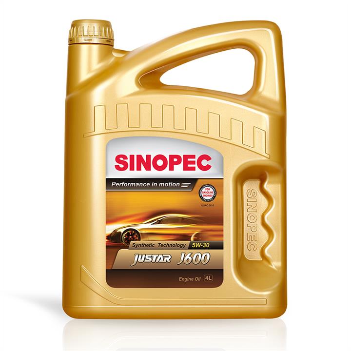 Sinopec 160530040 Engine oil Sinopec Justar J600 5W-30, 4L 160530040
