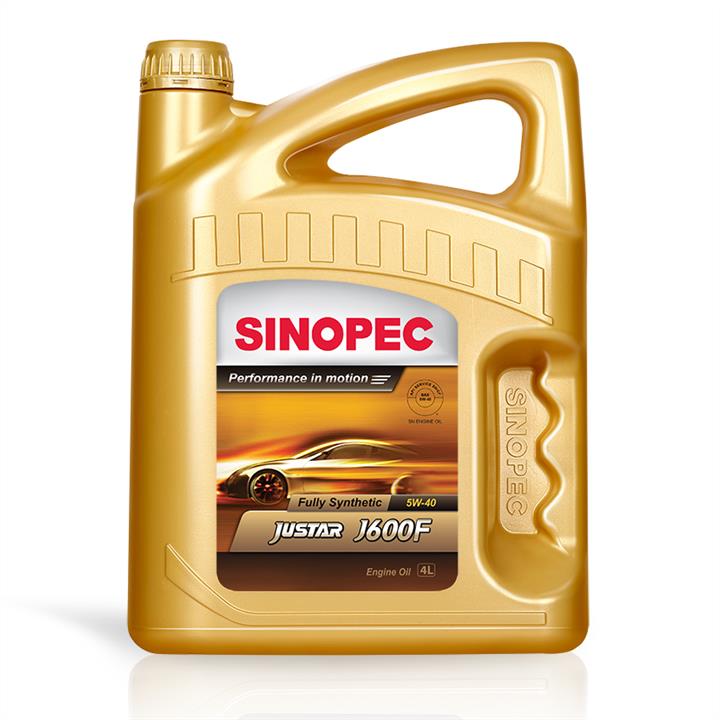 Sinopec 160541040 Engine oil Sinopec Justar J600F 5W-40, 4L 160541040
