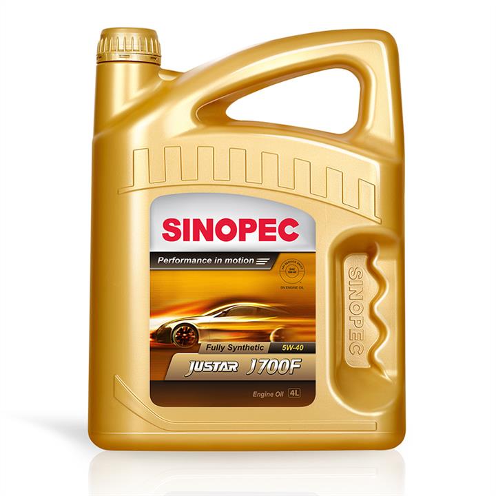 Sinopec 170541040 Engine oil Sinopec Justar J700F 5W-40, 4L 170541040