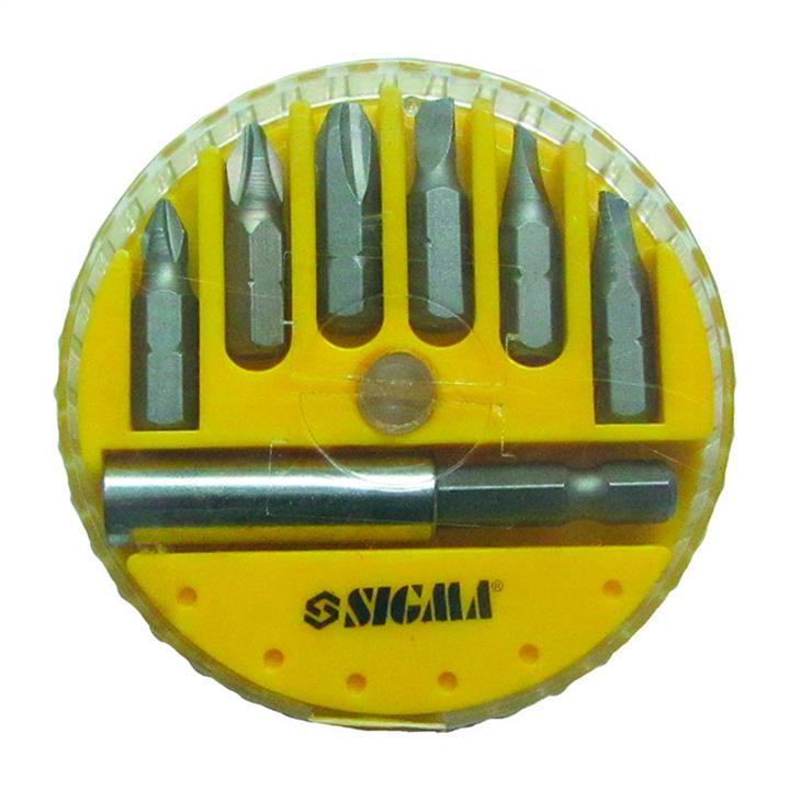 Sigma 4013101 Bit set + adapter 7pcs S2 (plastic case) 4013101