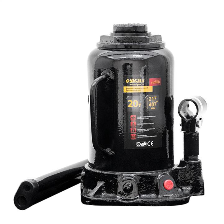 Sigma 6105201 Hydraulic bottle jack mid 20t H 217-407mm 6105201