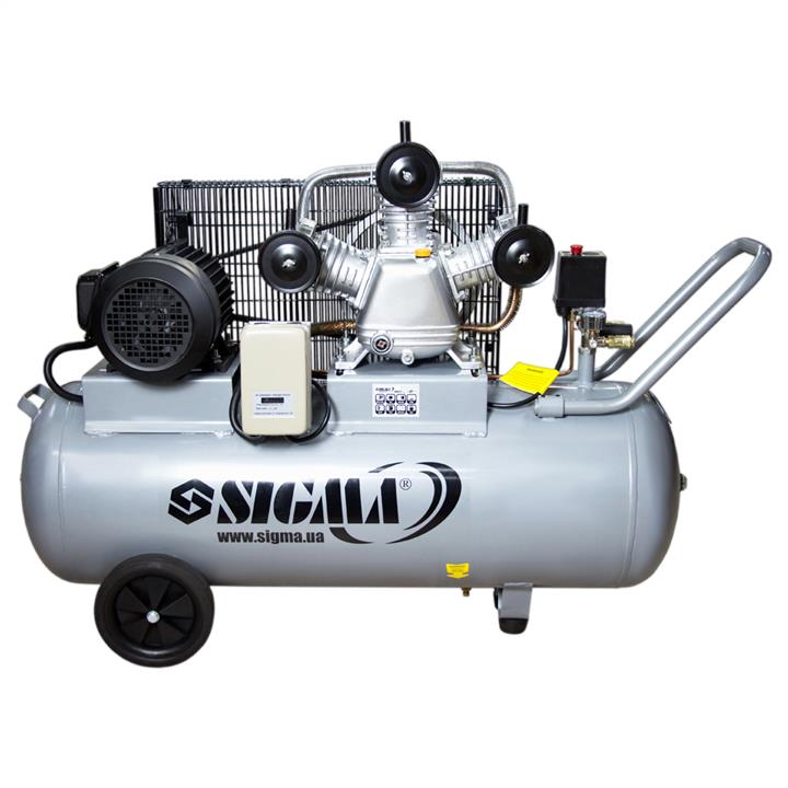 Sigma 7044711 Air compressor, piston, belt driven 7044711
