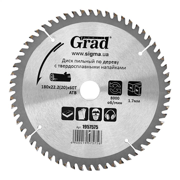 Grad 1957575 Wood saw blade with carbide tips 1957575