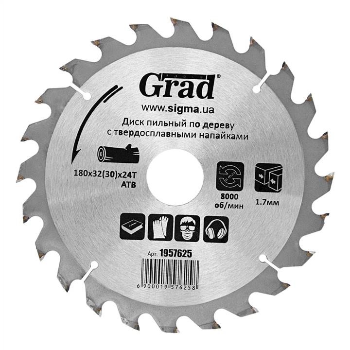 Grad 1957625 Wood saw blade with carbide tips 1957625