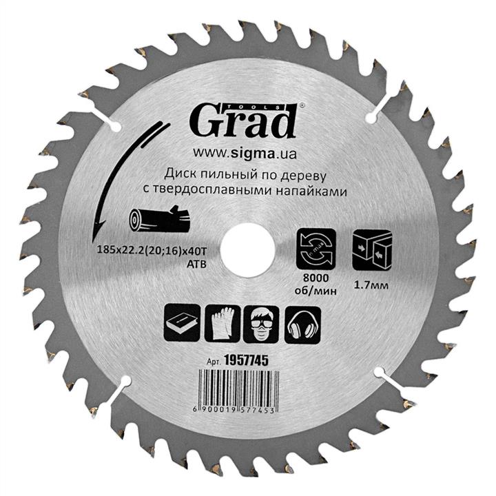 Grad 1957745 Wood saw blade with carbide tips 1957745