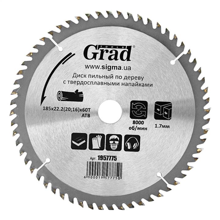 Grad 1957775 Wood saw blade with carbide tips 1957775